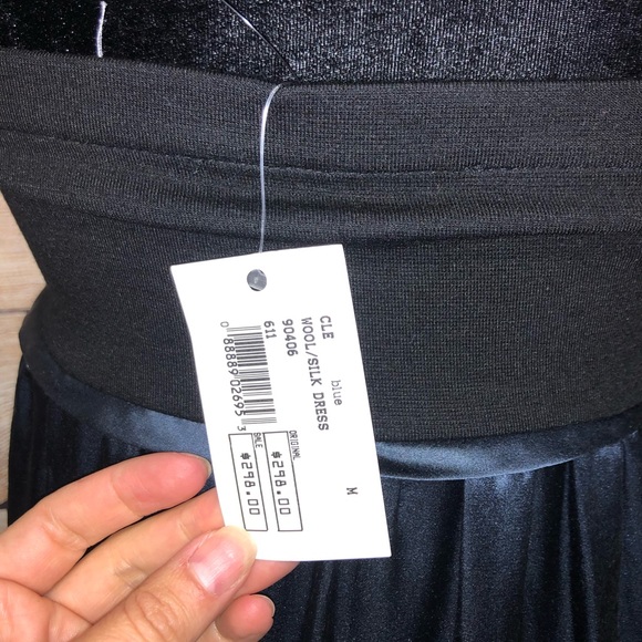 Silk Cocktail Dress NWT Cindy Lee - Picture 3 of 7